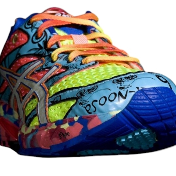 ASICS GelNoosa Tri 6 Men's Bright Colorful Trainers Streetwear 12 Rare - Picture 14 of 16